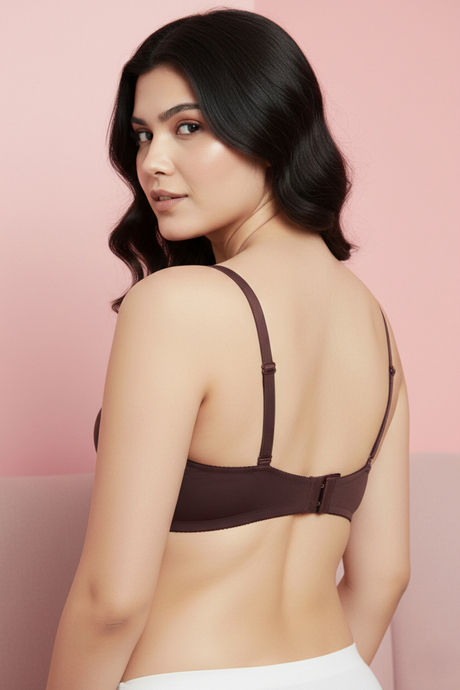 Zivame Padded Regular Wired 3/4th Coverage Strapless Bra - Shaved Chocolate — image 3